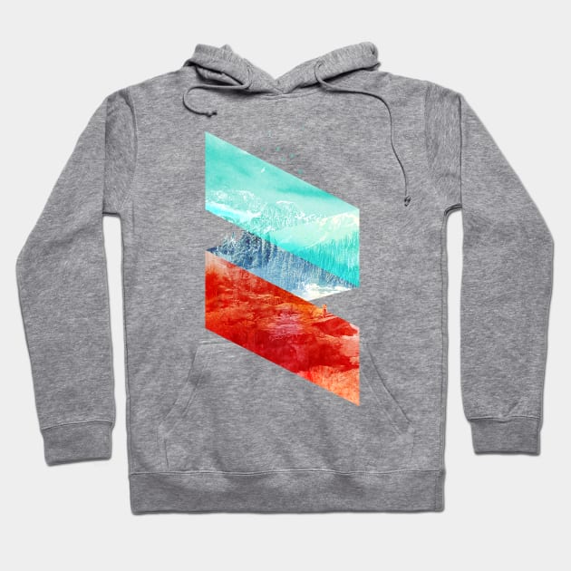 Mountain Stripes Hoodie by astronaut